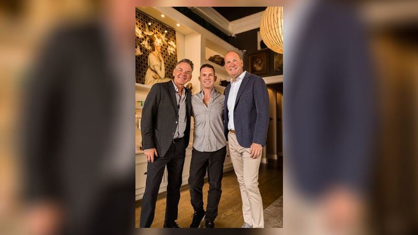 Square One Salon and Spa founders (left to right) Josh Stucky, Brent Johnson and Doug Henderson. CONTRIBUTED