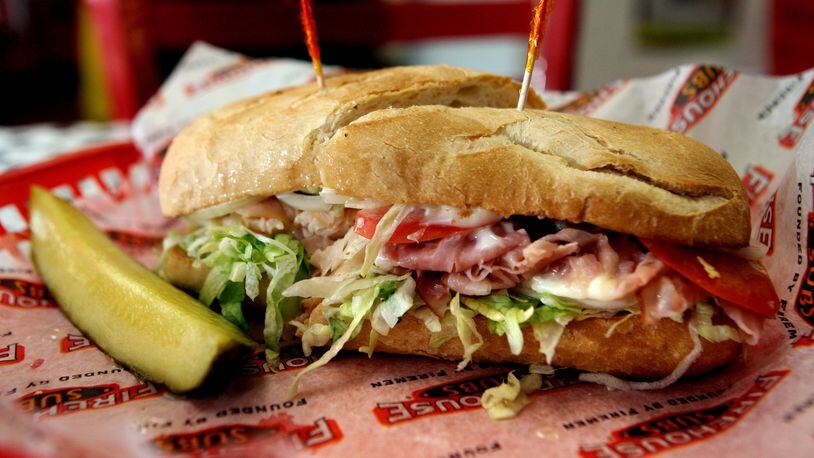 The Hook and Ladder sub at Firehouse Subs in Deerfield Twp. Staff photo by Nick Daggy