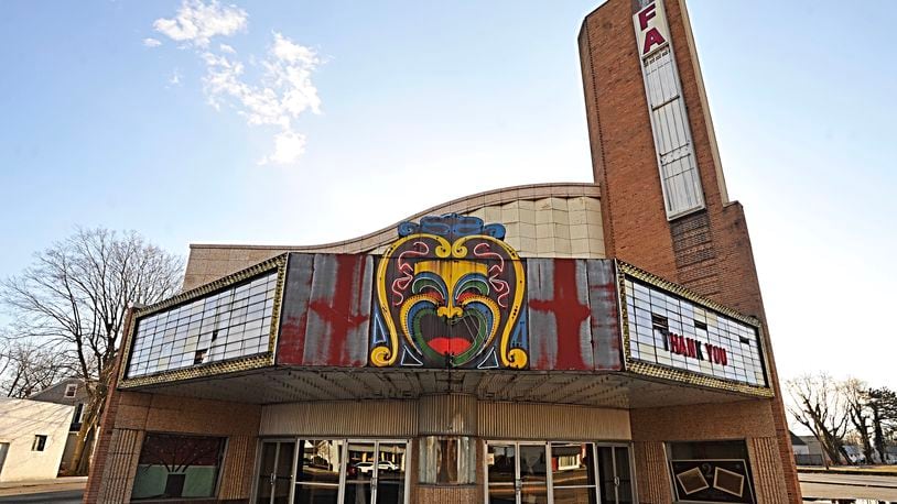 The Fairborn Phoenix Foundation hopes to reopen the Fairborn Theater after it closed nearly two decades ago. The group wants to turn the empty, run down building into a community space for residents to explore the arts. PHOTO: MARSHALL GORBY