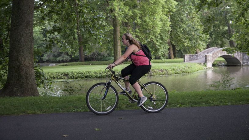 Bicycling at Eastwood MetroPark. CONTRIBUTED/JAN UNDERWOOD