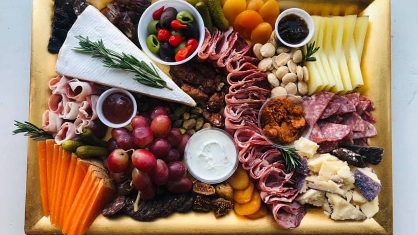A Charcuterie by Marie charcuterie board.