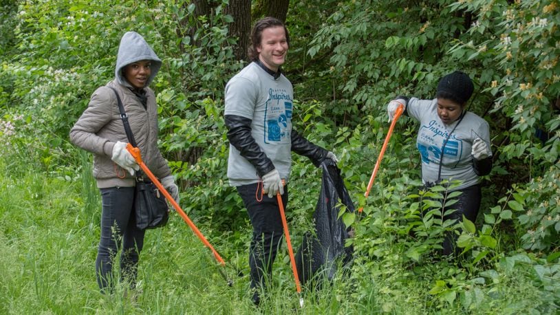 Dayton Inspires hosted a city-wide cleanup effort on Saturday, May 14 in partnership with Montgomery County, Keep Montgomery County Beautiful, the Dayton Dragons and Vectren.