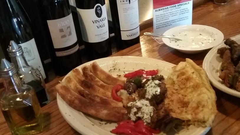 Palermo’s Restaurant at 2667 S. Dixie Drive will offer Albanian specialties paired with wines from Moldova and Armenia this Saturday, April 15. SUBMITTED