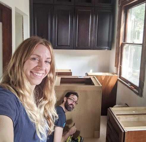 Laura and Brian Quinn have started a YouTube series called "Couple of Quinns" to document their journey as they renovate a 1905 Federal-style home in Dayton's Grafton Hill neighborhood.