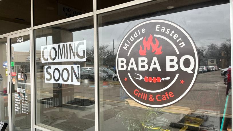 BABA BBQ Middle Eastern Grill & Cafe is coming soon to 2624 Colonel Glenn Highway in Fairborn near Wright State University. NATALIE JONES/STAFF