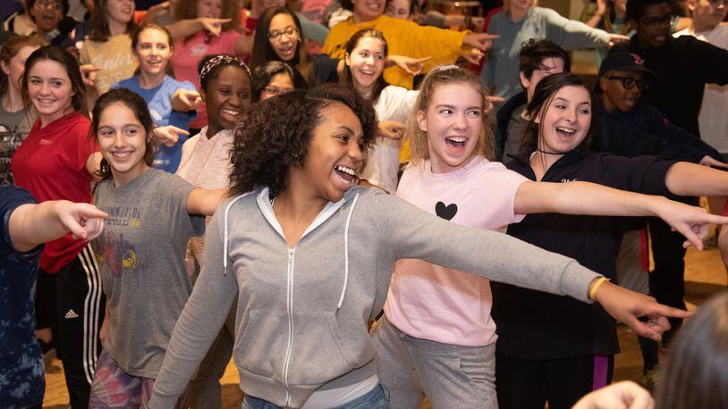 The ABBA blockbuster "Mamma Mia!," the Muse Machine's 35th annual musical featuring over 130 students from across the Miami Valley, is slated Jan. 10-13 at the Victoria Theatre. CONTRIBUTED/BEN MORRISON