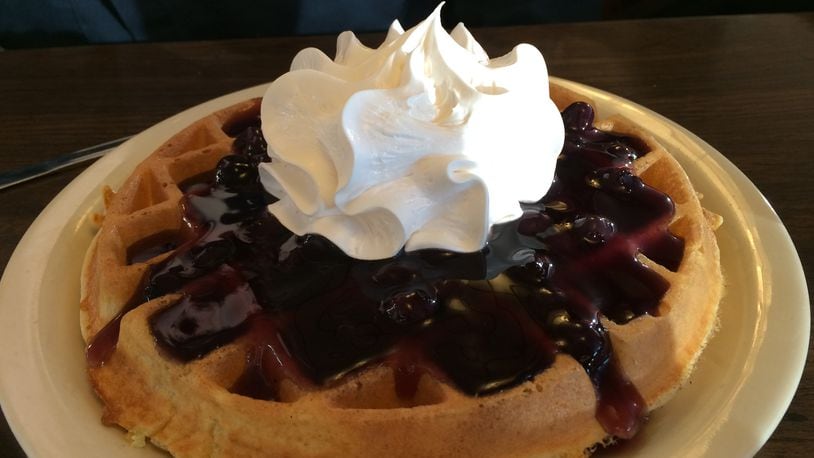 This delectable-looking waffle is exactly the type of fare you can expect from our area diners.