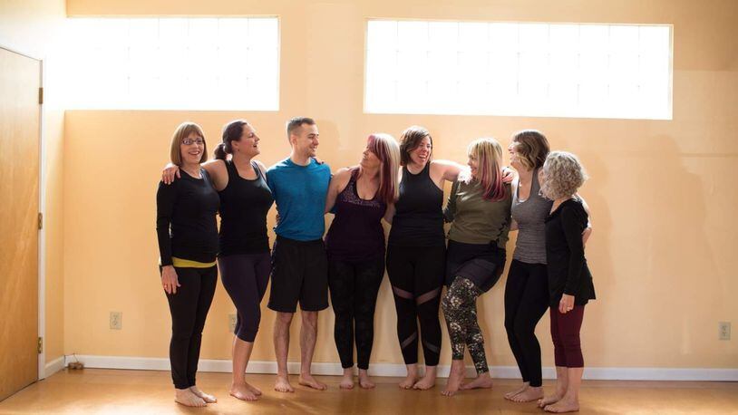A Laughter Yoga class at Day Yoga. Day Yoga will host a two-day Laughter Yoga Certification in June highlighting the physical, mental, emotional and spiritual benefits of laughter. Day Yoga has previously offered laughter yoga classes. CONTRIBUTED