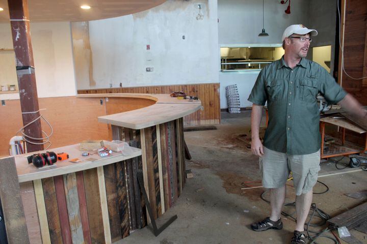 Inside the construction zone at Wandering Griffin