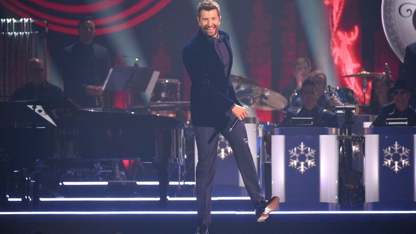 NASHVILLE, TENNESSEE - SEPTEMBER 27: Brett Eldredge performs during the 2018 CMA Country Christmas at Curb Event Center on September 27, 2018 in Nashville, Tennessee. (Photo by Jason Kempin/Getty Images)