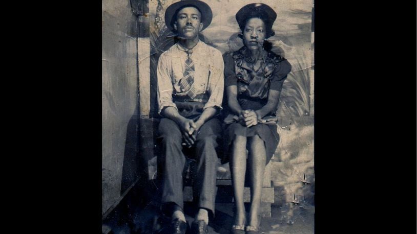 Undated family photo of Willie and H and Dora Clark, columnist Amelia Robinson’s paternal great grandparents.