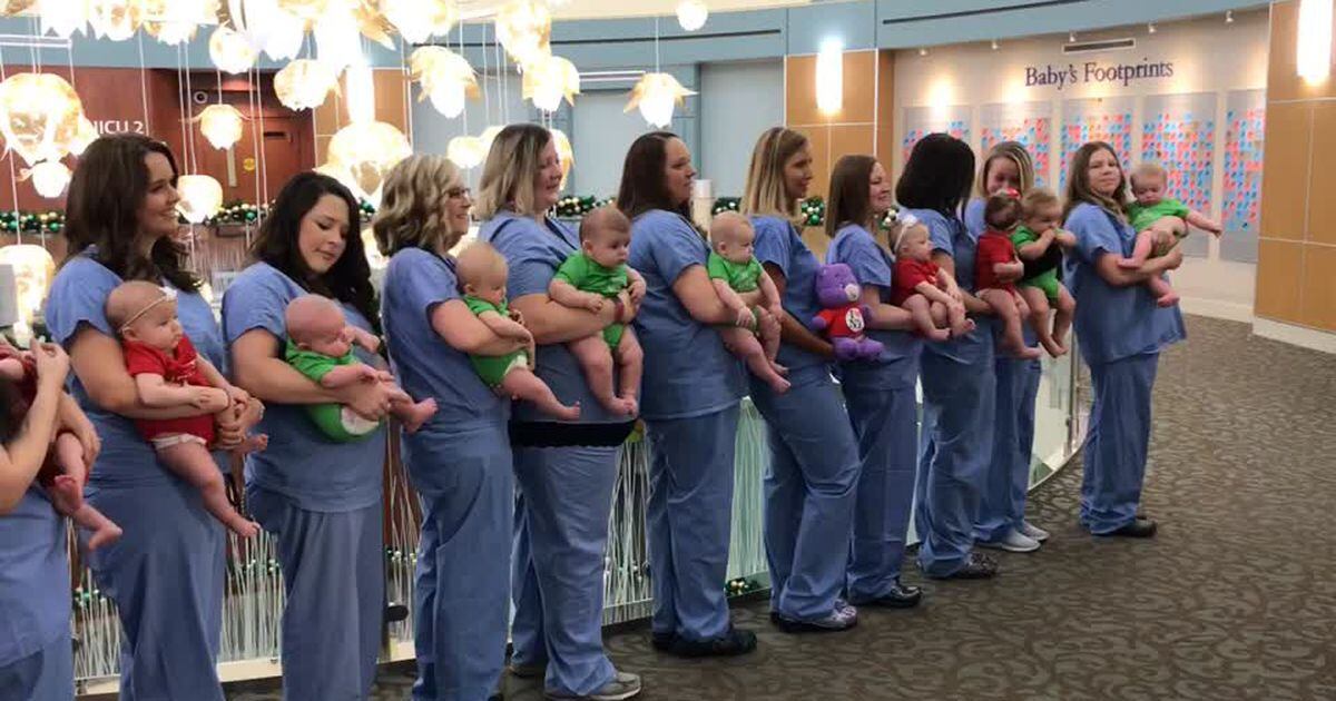 Women reunite after 11 Miami Valley Hospital nurses give birth
