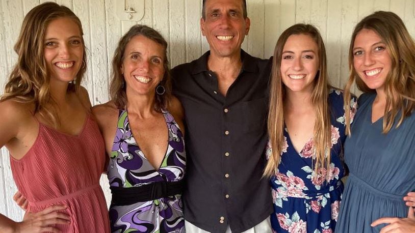 The Kreill family in 2020. L-R Lindsey,  Kreill, Megan Kreill, Randy Kreill, Arin Kreill, Emma Kreill. Hoping to have a health span and life span to enjoy our girls future and support my wife any way possible.