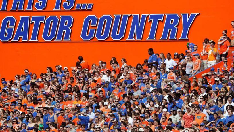 GAINESVILLE, FL - OCTOBER 07:  A general view during the game between the Florida Gators and the LSU Tigers at Ben Hill Griffin Stadium on October 7, 2017 in Gainesville, Florida.  (Photo by Sam Greenwood/Getty Images)