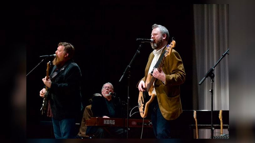 More than 30 local musicians, including (left to right) Patrick Himes, Jimmy D. Rogers and Phil Caviness, will join together for “Such A Night: The Last Waltz Live,” a fundraiser for WYSO-FM (91.3) and Dayton Art Institute. The concert will be presented at Dayton Masonic Center on Friday, Nov. 25.