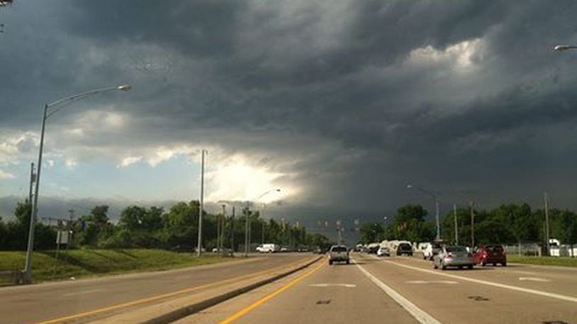 Dayton clouds. Photo by Tammy McClellan