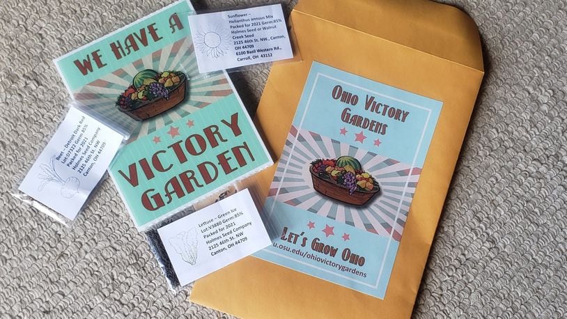 The Ohio Victory Gardens program seed packet for 2021. CONTRIBUTED/PAMELA BENNETT