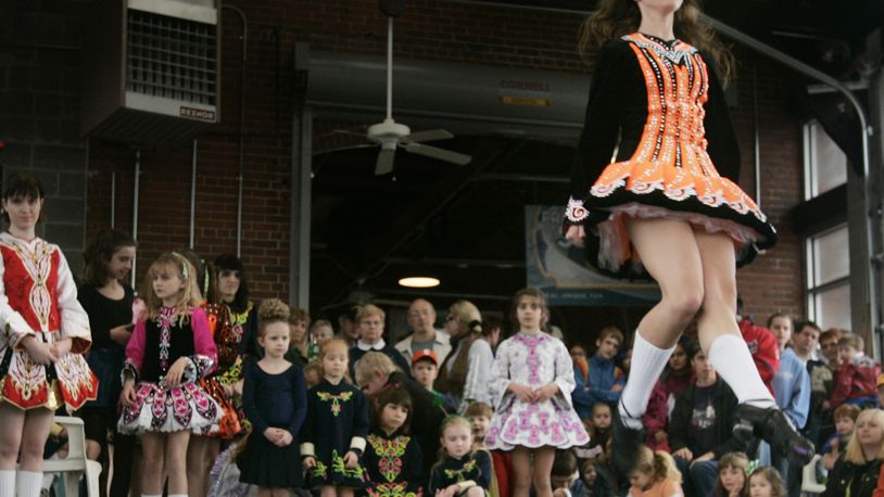 Members of the The Celtic Academy of Irish Dance perform Saturday March 13, 2010 at the 2nd Street Market. The Market invited the dancers to celebrate St. Patricks Day at the market. Jim Noelker/Dayton Daily News