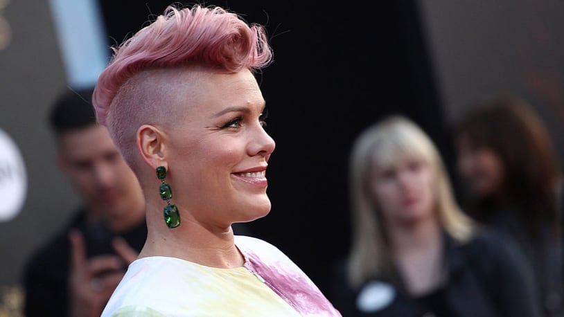 Pink was in Hollywood in May for the premiere of Disney's "Alice Through The Looking Glass" at the El Capitan Theatre.