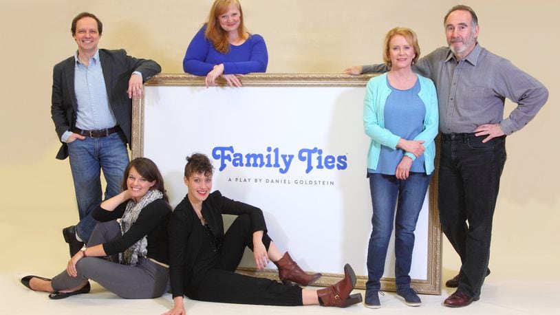 Meet the cast of “Family Ties.” (clockwise from top left) Jim Stanek, Sarah Mackie, Eve Plumb, Lawrence Redmond, Thea Brooks and Maggie Lou Rader. Photo submitted by Scott J. Kimmins.