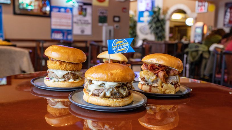 TJ Chumps is kicking off its annual Battle of the Burgers competition in which anyone can submit their dream burger idea for a chance to win a $500 gift card and have their burger on the menu. CONTRIBUTED PHOTO.