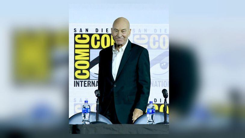 Patrick Stewart unveiled the first trailer for the upcoming Star Trek movie “Picard” on Saturday at 2019 Comic-Con International. (Photo by Kevin Winter/Getty Images)