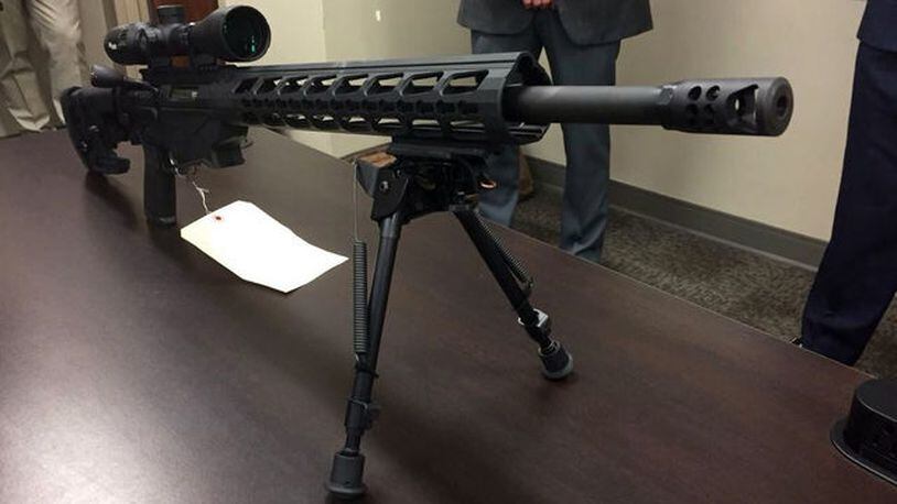 Gun police said was owned by UCF student Wenliang Sun.