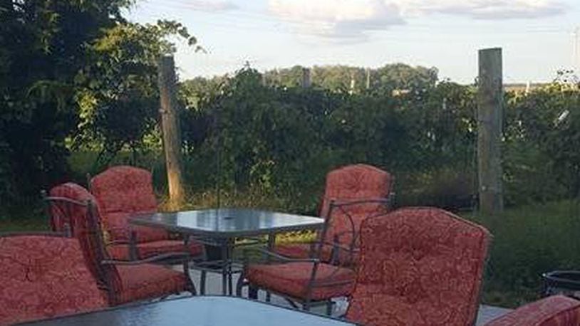 Kennedy Vineyard’s patio. Photo from Kennedy Vineyard Facebook page