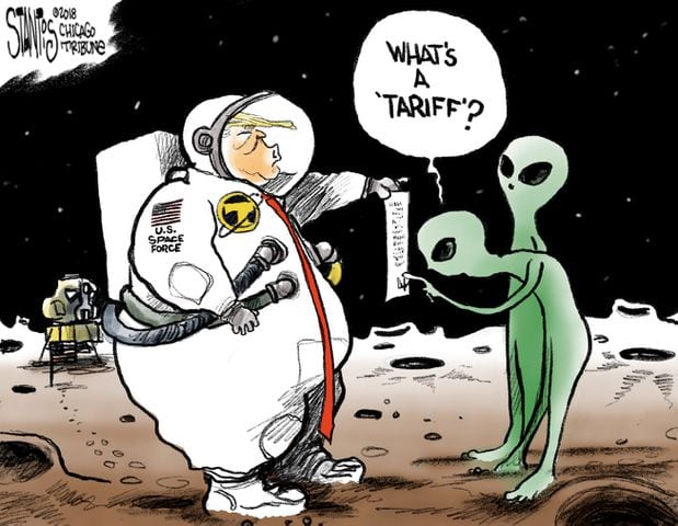Week in cartoons: Immigration, Space Force and more