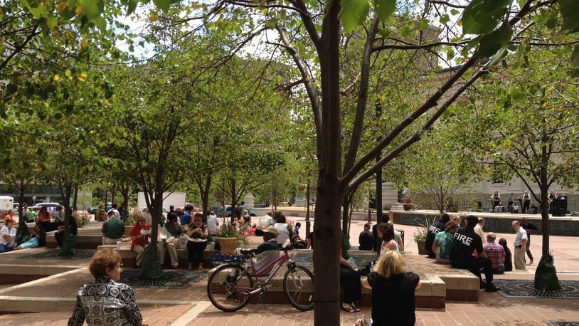 Downtown Dayton Partnership's Square is Where continues through September. Starting each day at 11:30 a.m., people are invited to enjoy their lunchbreak at Courthouse Square with a lineup of special events.
