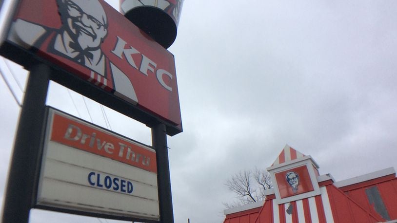 This KFC at 4023 W. Third St. in Dayton will reopen after a demolish-rebuild project. MARK FISHER/STAFF