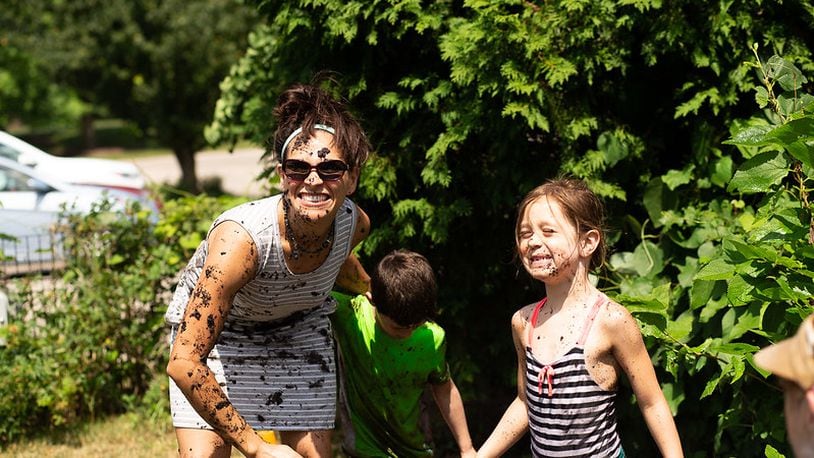 International Mud Day, is an excuse for kids to get down and dirty while having fun and connecting with nature. CONTRIBUTED PHOTO / FIVE RIVERS METROPARKS