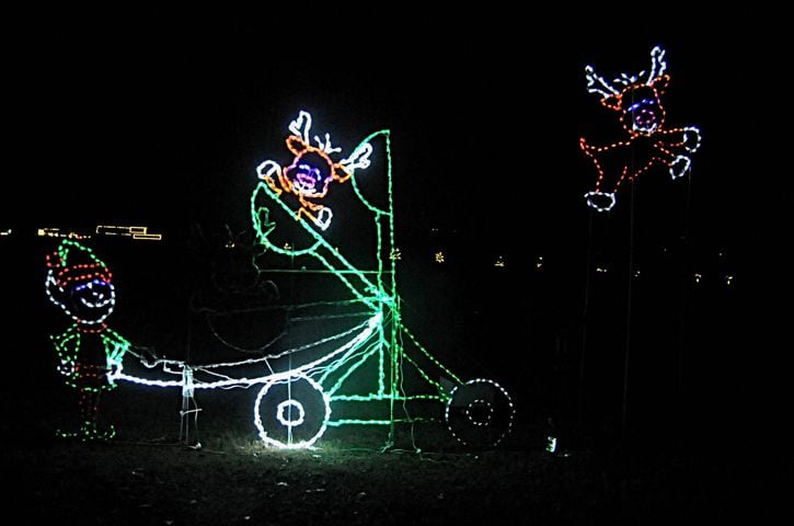PHOTOS: Sneak peek at new drive-through Christmas lights display opening this weekend