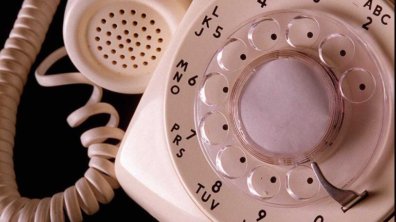 This is what telephones used to look like: Studio shot of an old rotary phone. FILE