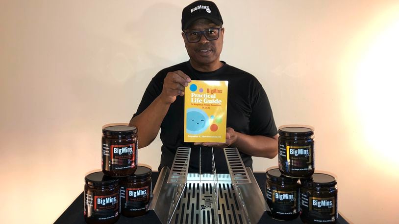 Dayton resident Augustus Merriweather is the owner and founder of BigMins BBQ products and now the author of his self-published book, "BigMins Practical Life Guide to Keeping it Simple Sometimes (K.I.S.S)"