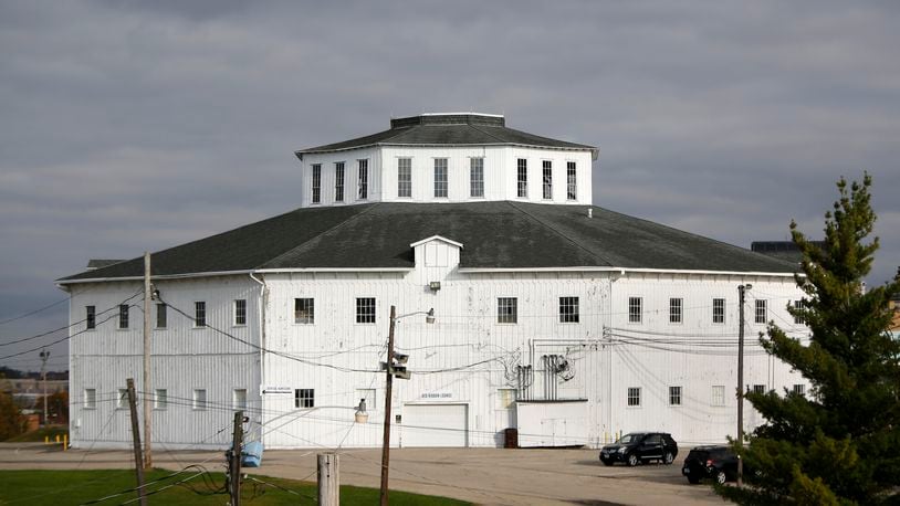 The historic Roundhouse at the old Montgomery County Fairgrounds has always been emblematic of the site. The property’s new owners have said the building will be preserved or moved. LISA POWELL / STAFF