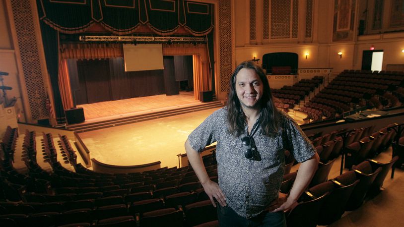 Brian Johnson is the production and promotions manager for Dayton Masonic Live. The Masonic Center is hosting more live music each year. LISA POWELL / STAFF
