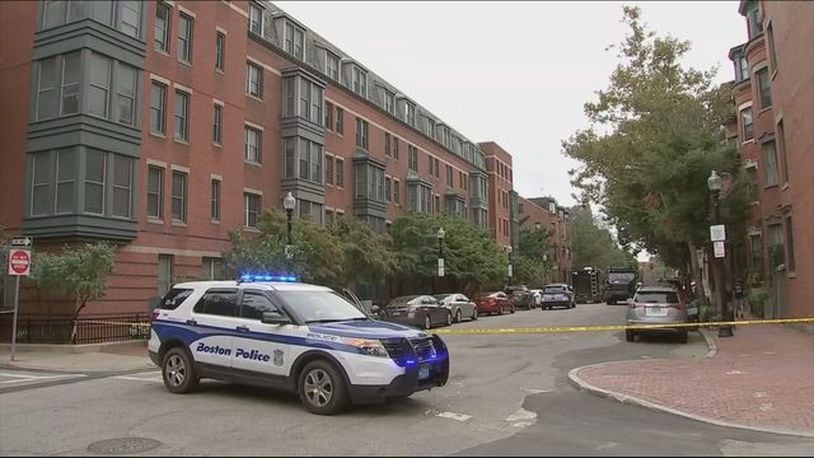 A Boston police officer was taken to a hospital after being shot. (Photo: Boston25News.com)