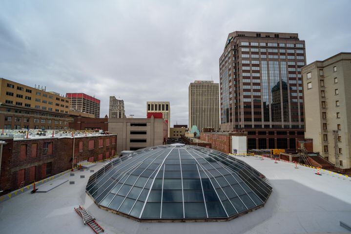 PHOTOS: Concrete has been poured for “The Tank,” latest in the Dayton Arcade construction