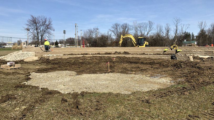 Vandalia’s Art Park is getting an amphitheater in a four-stage process. CONTRIBUTED
