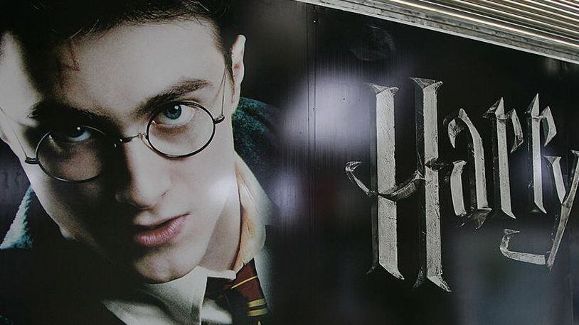 FILE PHOTO: Posters for the " Harry Potter And the Order Of The Phoenix" film. A company is looking for five fans to binge all the films from the "Harry Potter" universe.