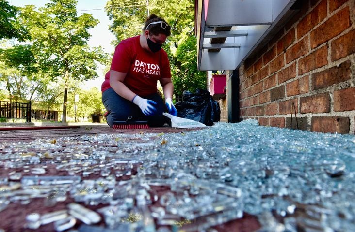 PHOTOS: Damage in the aftermath of Saturday protests in Dayton