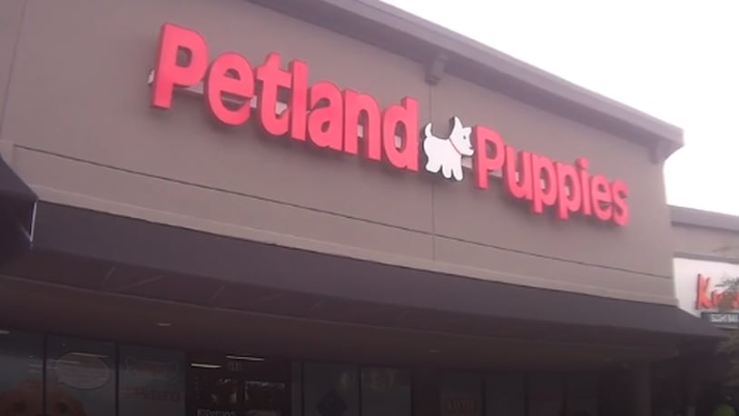 The Petland in Kennesaw, Georgia, was the focus of the Humane Society of the United States’ annual 2018 investigative report. (WSBTV.com)