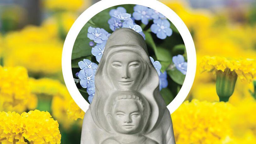 The University of Dayton’s library will host an indoor living garden containing several of the flowers named for the Virgin Mary.