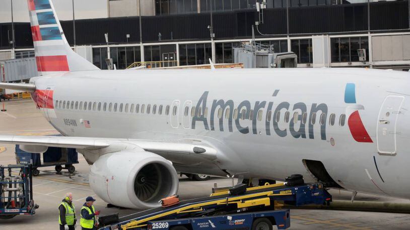 A man jumped from an American Airlines flight onto the tarmac at the Phoenix airport Friday morning.