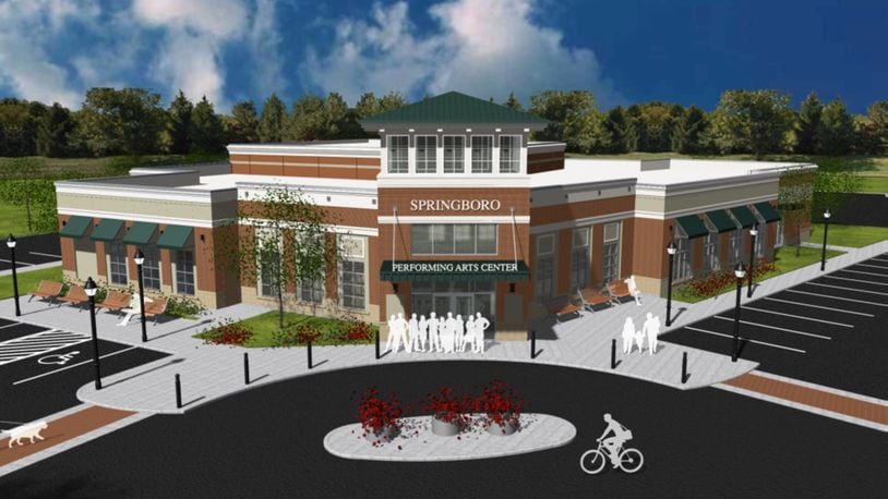 The theater in Springboro’s performing arts center will be named the Premier Health Theater. CONTRIBUTED
