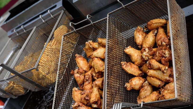 The Kickin’ Chicken Wing Fest will be held at Fraze Pavilion on Saturday, July 8. TOM GILLIAM / CONTRIBUTING PHOTOGRAPHER