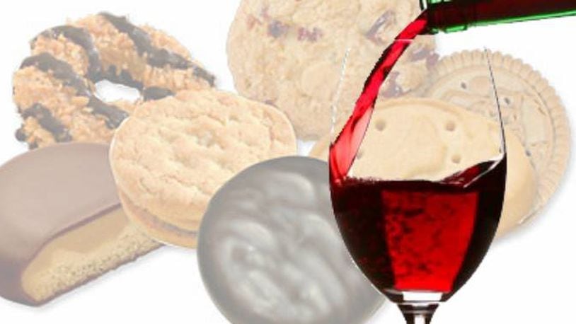 Taste of Wine is having a Girl Scout Cookie and wine pairing