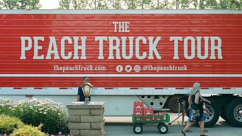 The Peach Truck is making stops in Dayton's key communities. Get your fresh Georgia peaches in Kettering, Beavercreek, Miamisburg, Xenia, Fairborn, Huber Heights, New Carlisle, Troy and more.