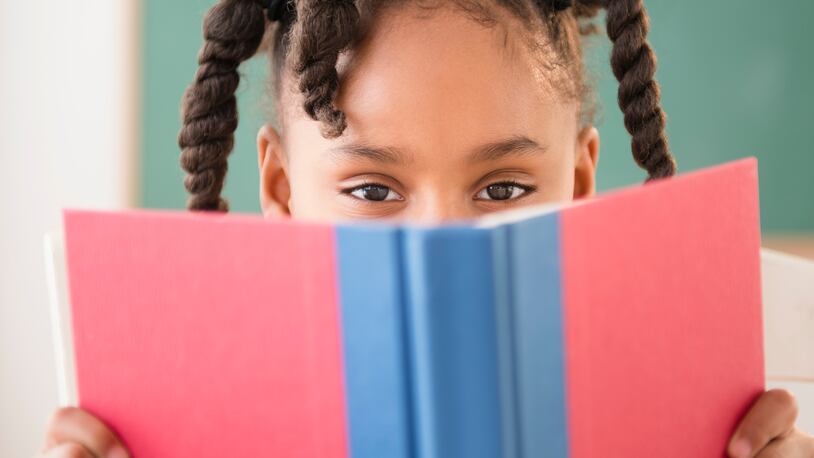File photo of a girl reading a book